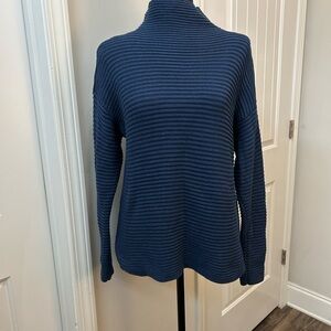 Vince Camuto Navy Cowl Neck Sweater